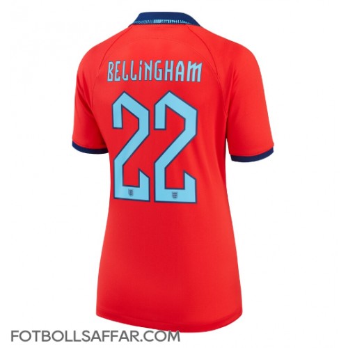 England Jude Bellingham #22 Bortatröja Dam VM 2022 Kortärmad